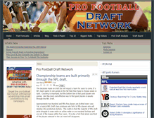 Tablet Screenshot of profootballdraftnetwork.com